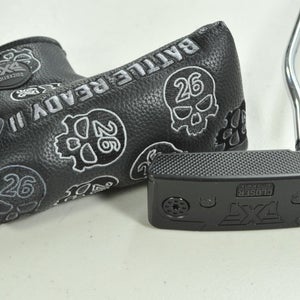 PXG Battle Ready II Closer Darkness 34" Putter RH Steel with Head Cover # 201126