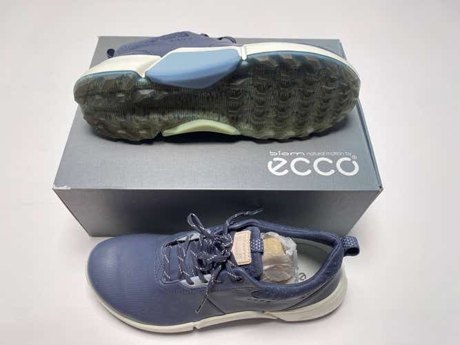 Ecco Womens Golf Biom H4 Golf Shoes Blue Women's SZ 8 (108203 01415)
