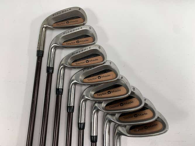TaylorMade Firesole Iron Set 4-PW+SW Bubble L-60 60g Ladies Graphite Womens LH