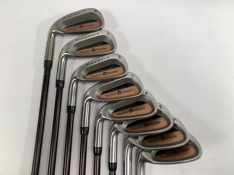TaylorMade Firesole Iron Set 4-PW+SW Bubble L-60 60g Ladies Graphite Womens LH