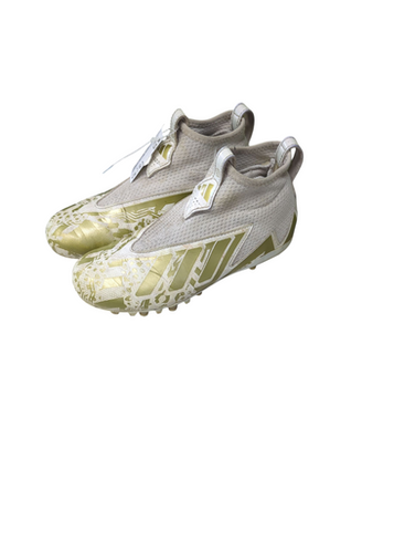 Used Adidas Jr FB Cleats White Junior 02.5 11833-S000165388