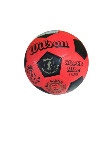 Used Wilson FIRE BALL All Size Soccer Ball Red 3 11833-S000165384