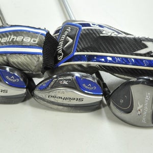 Callaway Steelhead XR 5 Fairway Wood, 4 and 5 Hybrids Set RH Regular Flex#173773