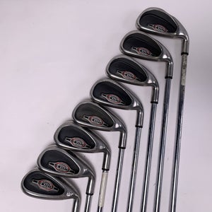 Callaway Big Bertha 2002 Iron Set 3-PW Rifle FCM 6.0 Stiff Steel Mens RH