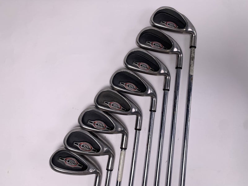 Callaway Big Bertha 2002 Iron Set 3-PW Rifle FCM 6.0 Stiff Steel Mens RH