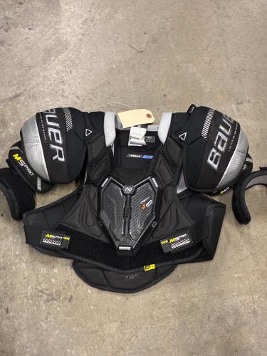 Small Junior Bauer Supreme M5 Pro Shoulder Pads (Used)