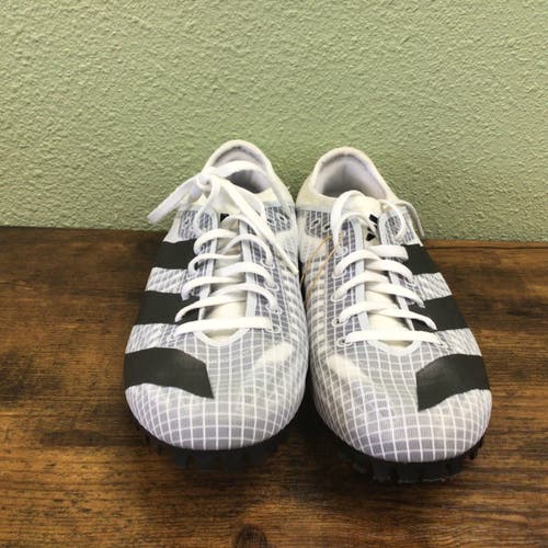 Adidas Men’s Sprintstar Track and Field Detachable Cleats Size 9 White (Used)