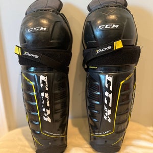 Junior CCM Tacks 9080 12" Shin Pads (Used)