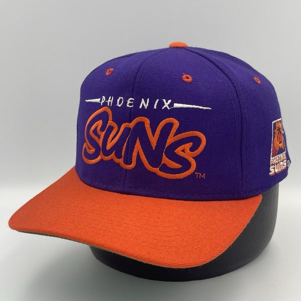 Vintage 90s Phoenix Suns Starter Bubble Logo NBA Snapback Wool Hat Cap
