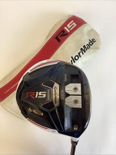 TaylorMade R15 Driver 12* With Speeder 757 Evolution Regular Graphite Shaft 44