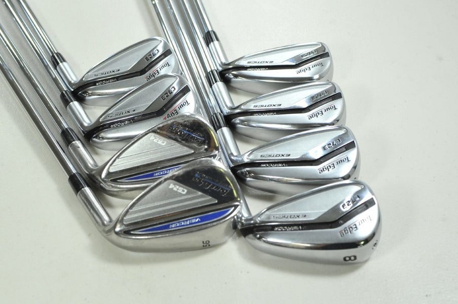 Tour Edge Exotics E723 5-PW,50*,56* Iron Set Regular Flex RH MPH Steel # 200315