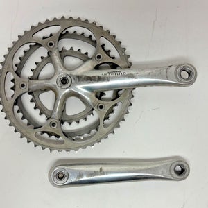 Vintage Shimano Ultegra FC-6503 175mm 52/42/30 Silver Aluminum Triple Crankset
