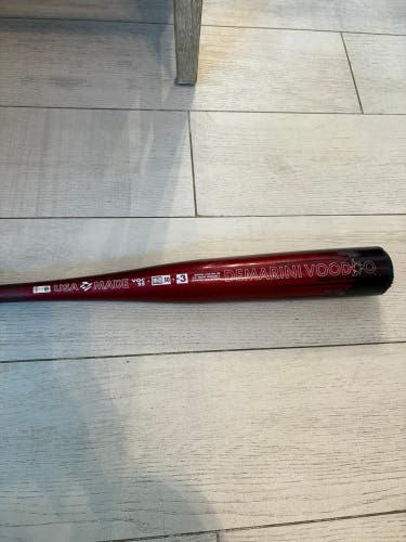 2025 DeMarini Voodoo Alloy BBCOR Certified Bat (-3) 25 oz 30" (Used)