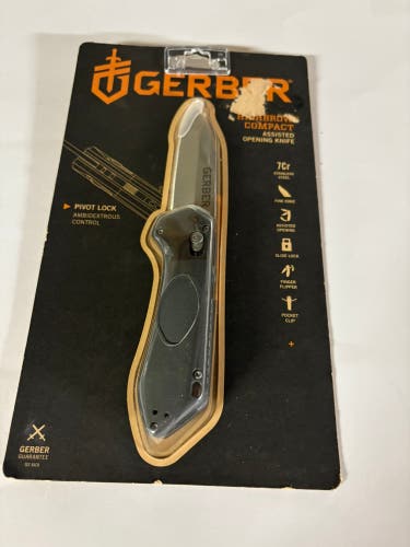 Gerber Highbrow Compact Assisted Opening Pivot Lock Folding Knife 31-003509 New