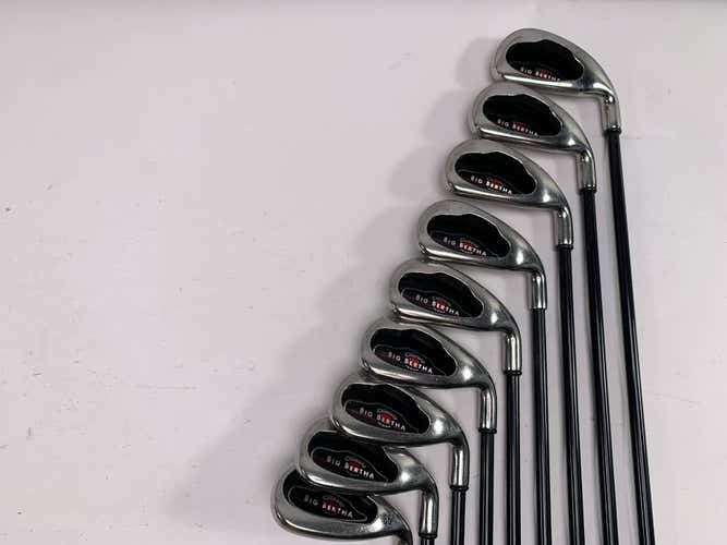 Callaway Big Bertha 2004 Iron Set 3-PW+GW RCH 75i Senior Graphite Mens RH