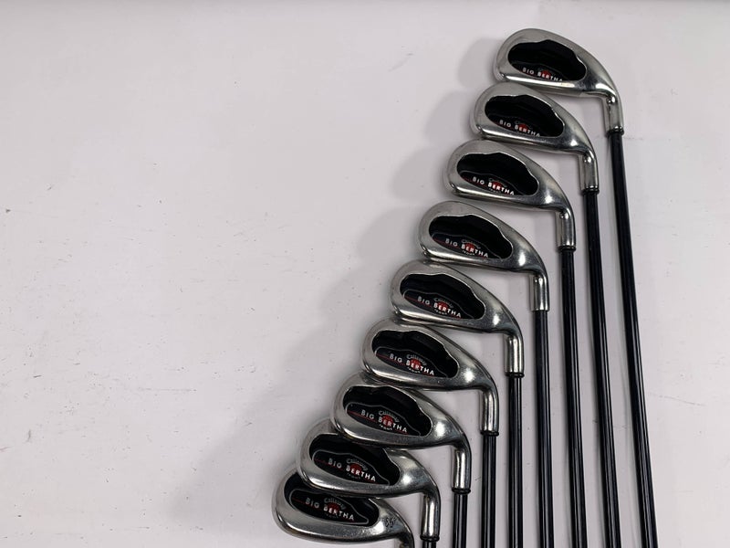 Callaway Big Bertha 2004 Iron Set 3-PW+GW RCH 75i Senior Graphite Mens RH