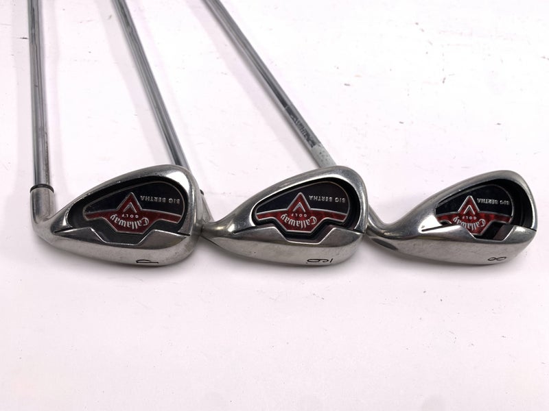 Callaway Big Bertha 2006 Iron Set 8-PW Regular Steel Mens RH
