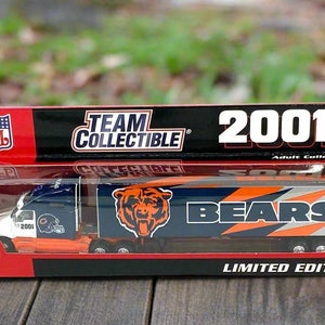 Chicago Bears Vintage 2001 Limited Edition 1:80 Scale Kenworth NOS Tractor Trailer (New)