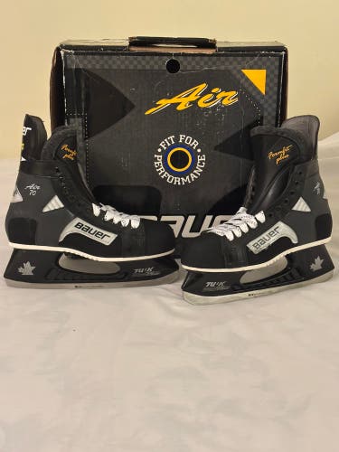 New w/Box Vintage Bauer Air 70 Senior Men's Ice Hockey Skates 9D