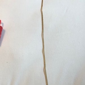 (New)gold cuban link chain 18in
