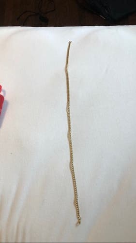 (New)gold cuban link chain 18in