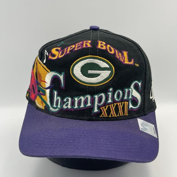 Vintage Logo Athletic Super Bowl XXXI Green Bay Packers NFL Snapback Hat Cap