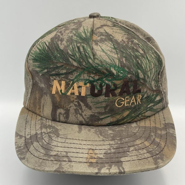 Vintage Natural Gear Camouflage Snapback Hunting Hat Cap Rare