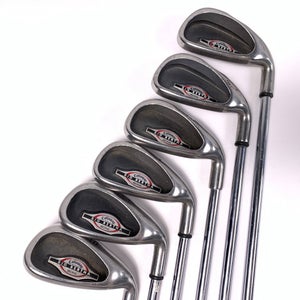 Callaway Big Bertha 2002 Iron Set 4-8+PW Big Bertha Uniflex Steel Mens RH