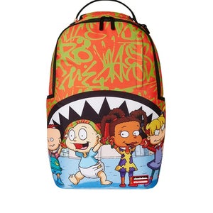 Sprayground Rugrats Curtain Reveal DLXR Backpack Multi Travel Laptop Bag GBS177