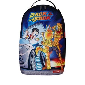 Sprayground Bag To The Future Anime DLXR Backpack Multicolor Laptop Sleeve GBS8
