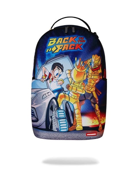Sprayground Bag To The Future Anime DLXR Backpack Multicolor Laptop Sleeve GBS8