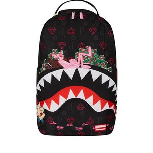 Sprayground Pink Panther Paw Prints DLXR Unisex Travel Laptop Backpack GBS186
