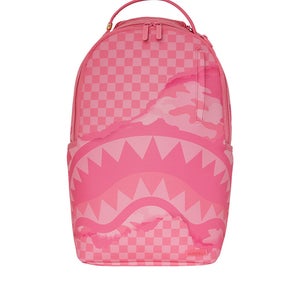 Sprayground Pink 3AM Riptide DLXSV Backpack Unisex Pink Shoulder Strap Bag GBS35