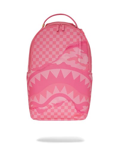Sprayground Pink 3AM Riptide DLXSV Backpack Unisex Pink Shoulder Strap Bag GBS35