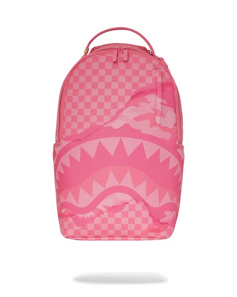 Sprayground Pink 3AM Riptide DLXSV Backpack Unisex Pink Shoulder Strap Bag GBS35