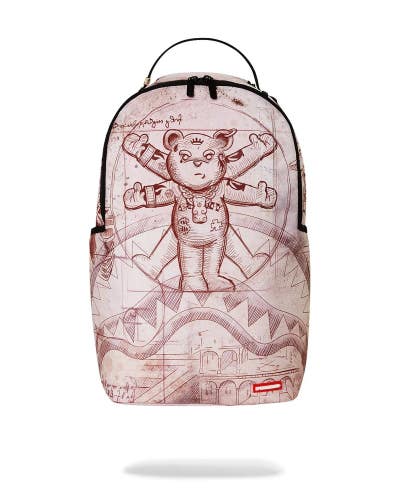 Sprayground Diablo Bear Renaissance DLXR Backpack Unisex Shoulder Strap GBS41