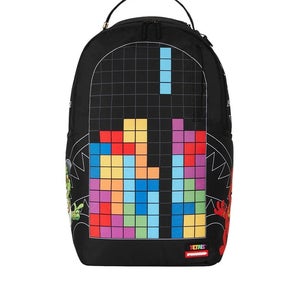 Sprayground Money Bears and Tetris DLXR Backpack Multi Travel Laptop Bag GBS183