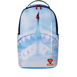 Sprayground Superman On Clouds DLXR B7296 Unisex OS Blue Printed Backpack GBS221