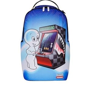 Sprayground Casper Arcade Unisex Multi Graphics Zipper Pockets Backpack GBS206