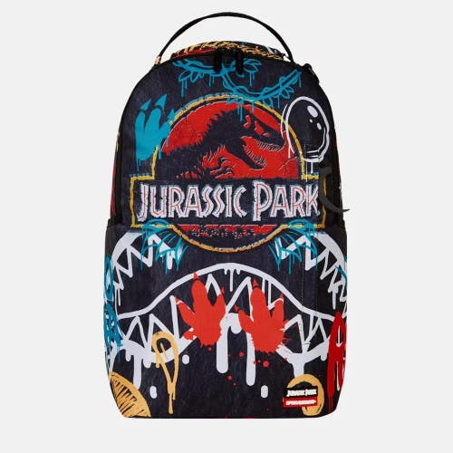 Sprayground Jurassic Poster DLXR Backpack Unisex Multicolor Laptop Sleeve GBS225