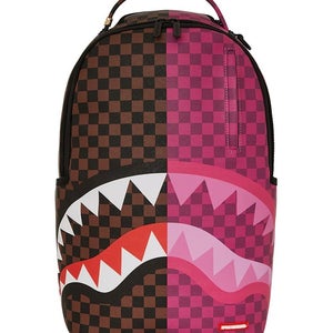 Sprayground Split Sip Pink Check Dlxsv B6286 Backpack Unisex Multicolor GBS226