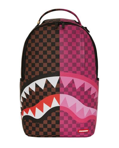Sprayground Split Sip Pink Check Dlxsv B6286 Backpack Unisex Multicolor GBS226