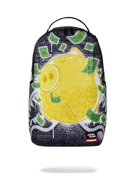 Sprayground Squid Game Piggy DLXR Backpack Unisex Multi Laptop Sleeve Bag GBS159
