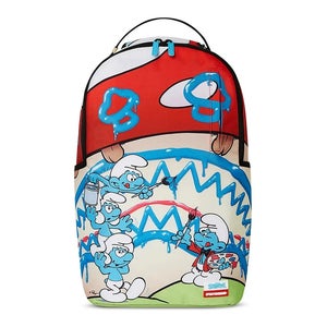 Sprayground Painting Smurfs DLXR B7014 Backpack Unisex Multicolor Bag GBS145