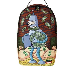 Sprayground Bender Money DLXR B7210 Backpack Unisex Multi Graphic Print GBS165