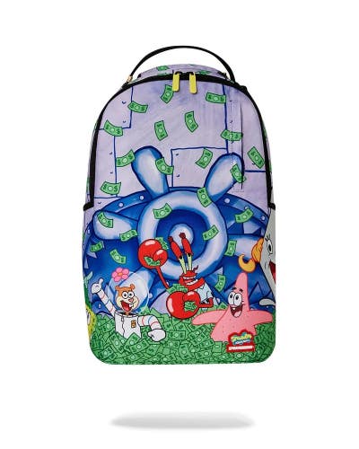 Sprayground SpongeBob Crew Money Bath DLXR Backpack Multi Top Handle Bag GBS175