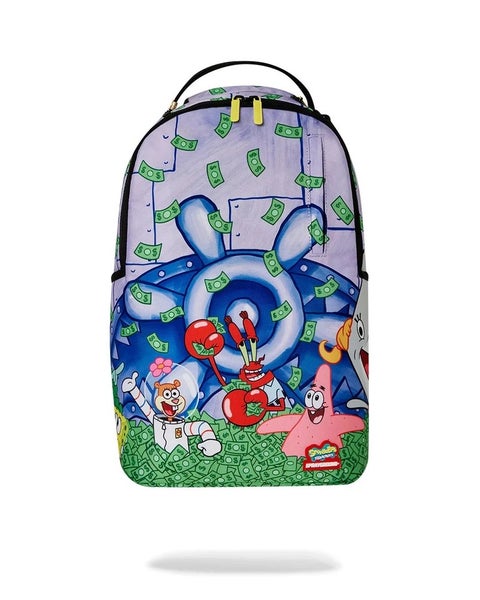 Sprayground SpongeBob Crew Money Bath DLXR Backpack Multi Top Handle Bag GBS175