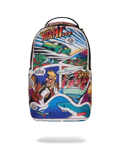 Sprayground 305 Retro Comic Dlxr B7170 Unisex Multicolor Printed Backpack GBS93