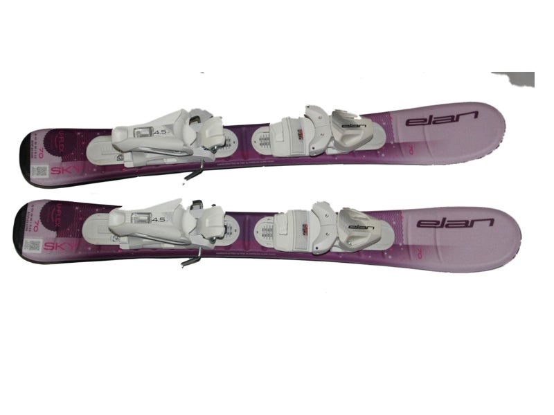 70 cm NEW 2026 ELAN SKY  girls kids Ski System with EL 4.5 GW size adjustable Bindings