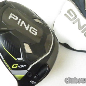 PING G430 MAX Driver 10.5 TOUR 2.0 Chrome 65 Stiff Flex +Cover .. Near MINT